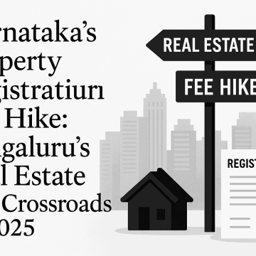 Karnataka’s Property Registration Fee Hike: Bengaluru’s Real Estate at a Crossroads in 2025
