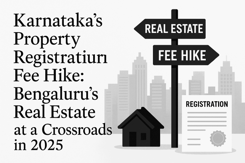 Karnataka-realestate Karnataka’s Property Registration Fee Hike: Bengaluru’s Real Estate at a Crossroads in 2025