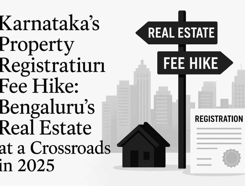 Karnataka’s Property Registration Fee Hike: Bengaluru’s Real Estate at a Crossroads in 2025